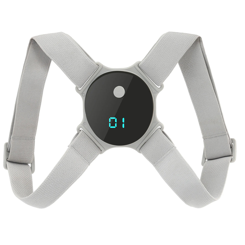 USB Rechargeable Smart Posture Corrector with Vibration Alerts - Adjustable, Lightweight, and Comfortable Back Shoulder Trainer