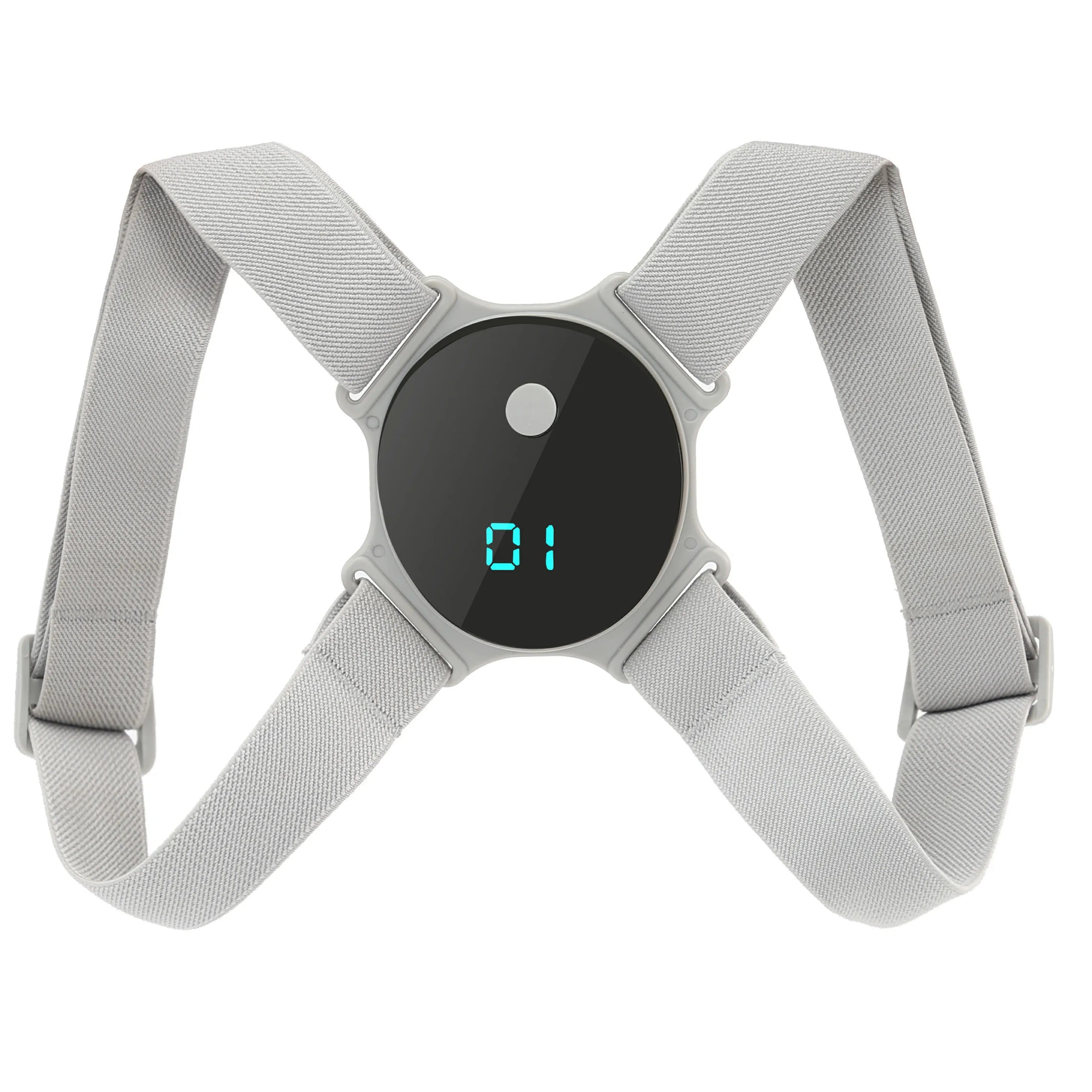 USB Rechargeable Smart Posture Corrector with Vibration Alerts - Adjustable, Lightweight, and Comfortable Back Shoulder Trainer